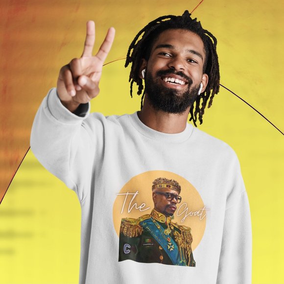 Dave Chappelle The GOAT Custom Sweatshirt - Adult - Men - Picture 1 of 3